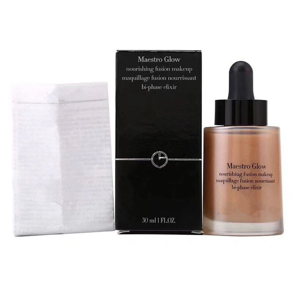 A+++ Quality! Italy Brand Maestro Glow nourishing fushion makeup Foundation Deep Moisturizing free shopping