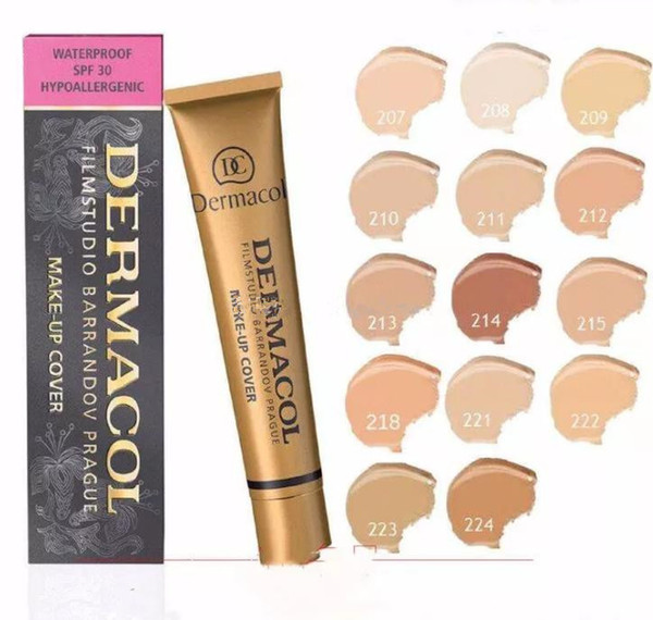 HOT Concealer Foundation Make Up Cover 14 colors Primer Concealer Base Professional Face De Makeup Contour Palette Makeup Base Free shipping