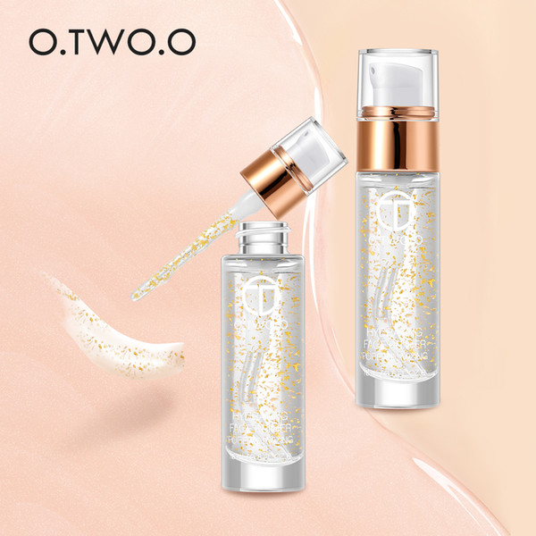 O.TWO.O Professional 24k Rose Gold Elixir Makeup Primer Anti-Aging Moisturizer Face Care Essential Oil Makeup Base Liquid 18ml