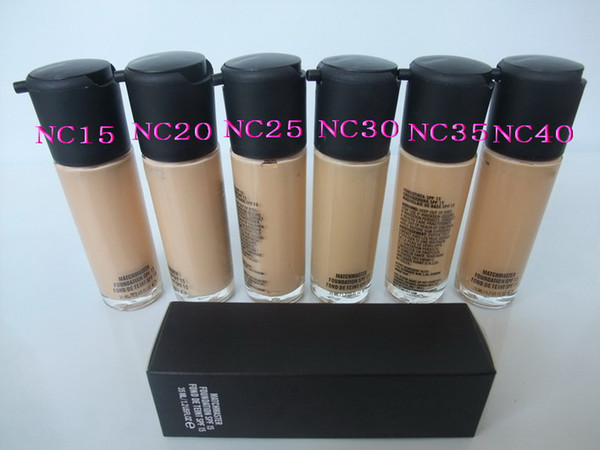 Promotion! HOT FACED makeup Foundation Matchmaster Foundation SPF 15 Face Liquid Foundation DHL Free shipping +GIFT