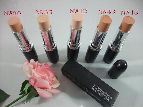 Makeup Face Studio Fix Fluid Spf 15 Concealer Foundation 30ml 5 colors DHL Free shipping+GIFT