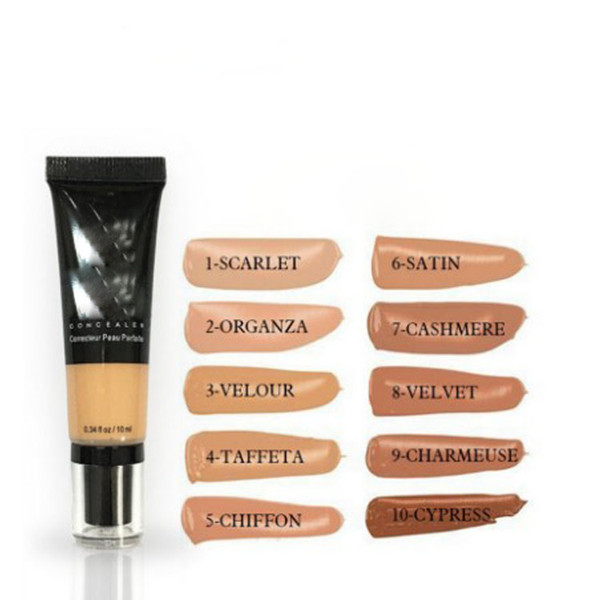 Hot Selling wholesale Mineral Liquid Foundation Professional Makeup Concealer Waterproof Face Free Shipping