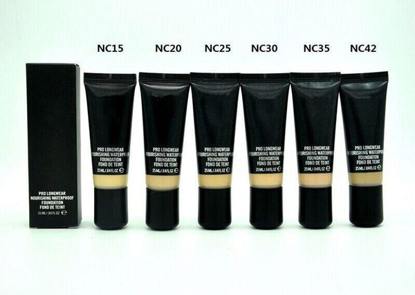 Makeup Face Foundation Primer Pro Longwear Nourishing Waterproof Foundation 25ml 30ML DHL Shipping