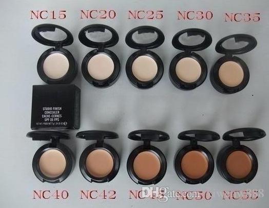 Wholesale - Free Shipping,New Studio finish concealer cache-cernes spf 35 fps 7g in box mix color