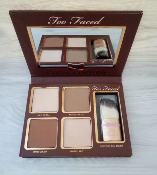 Free shipping via DHL New makeup Cocoa Contour Chiseled to Perfection Face Contouring Highlighting Kit good quality