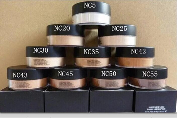 Free shipping New makeup MC Select Sheer Loose powder Libre Diaphane in box 8g Min Pore Brighten Concealer loose powder