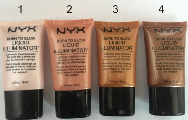 NYX Brands Face Concealer Foundation Liquid Makeup Born To Glow Liquid Illuminator BB Cream Make Up Cosmetics Skin Care by free shipping