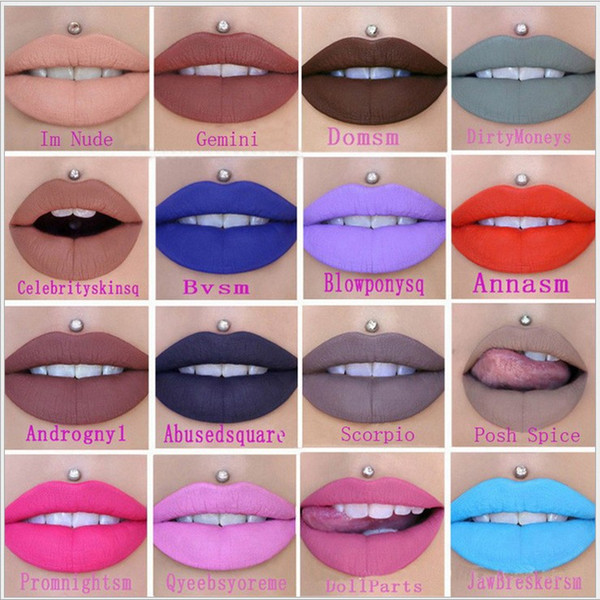 Factory Direct Hot Selling Cheap 15 Color Pentagram Lip Gloss Non-Stick Cup Velvet Mist Lipstick