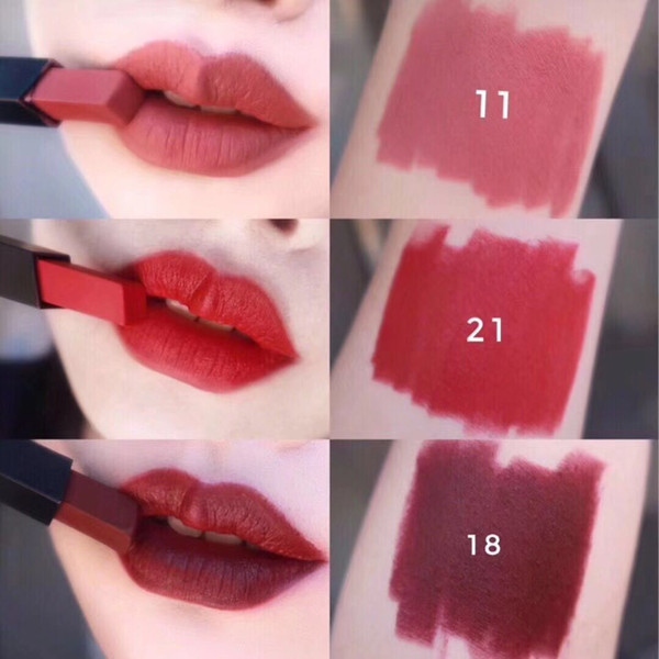 1pcs/ Famous Y Brand 4colour Lip Makeup Set Matte Lipstick lips cosmetice gift DHL free