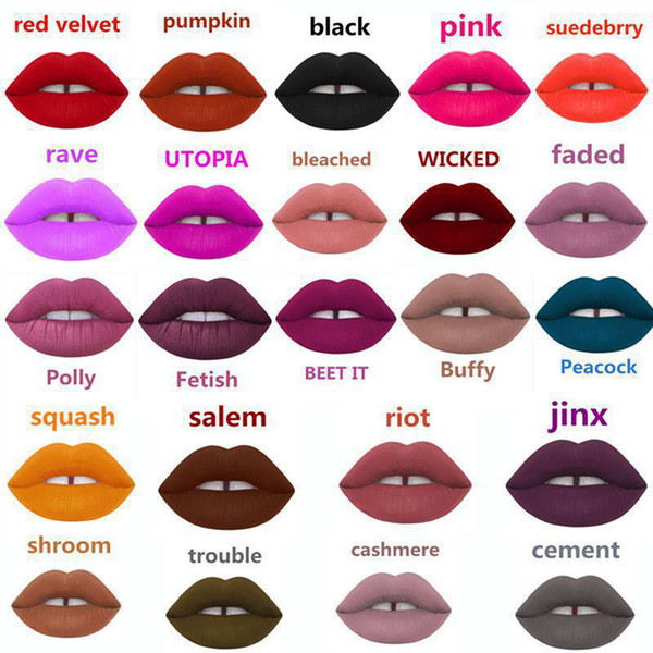 2018 New Miss Rose lot Lipstick Matte Long Lasting Pigment Nude Lip Hot Makeup Liquid Matte Red Lipstick