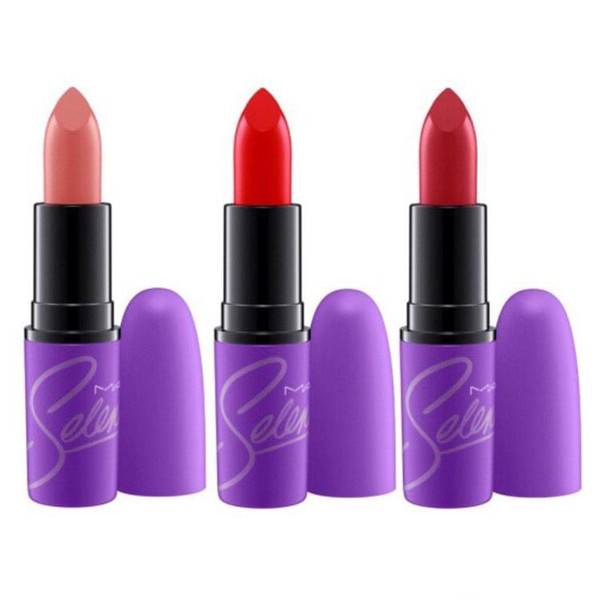 Selena Collection Matte Lipstick Selena Lipstick Fashion Makeup Waterproof Beautiful Cosmetics 12 Color Hot Sale Free Shipping