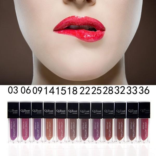 2016 Beauty Women Waterproof Liquid Lipstick Lip Gloss Long Lasting Pencil Makeup 12 Colors