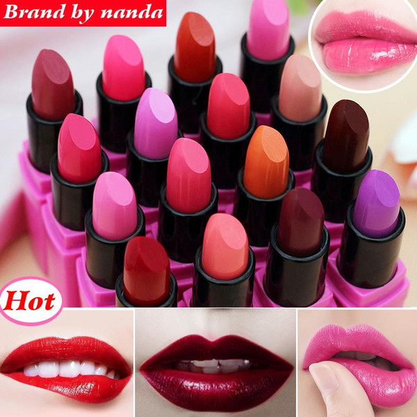 High Quality Matte Lipstick Brand BY Moisturizer Long Lasting Waterproof Nude MC Lip Stick Lip Balm Makup Brand Free Shipping