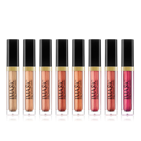 New 8-color optional metallic lip gloss Fashion non-fading non-stick cup lasting moisturizing lip glaze