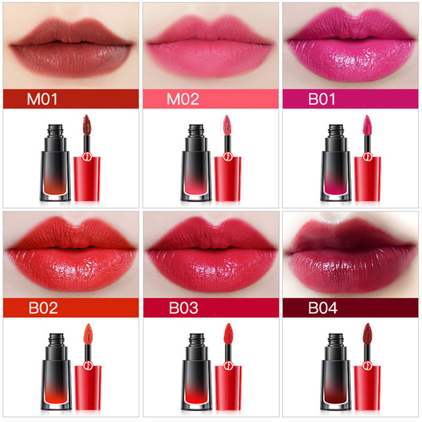 6 Colors Lip gloss Matte Long Lasting Moisturizer Sexy Lip Gloss Waterproof Beauty Liquid Lipstick Cosmetic