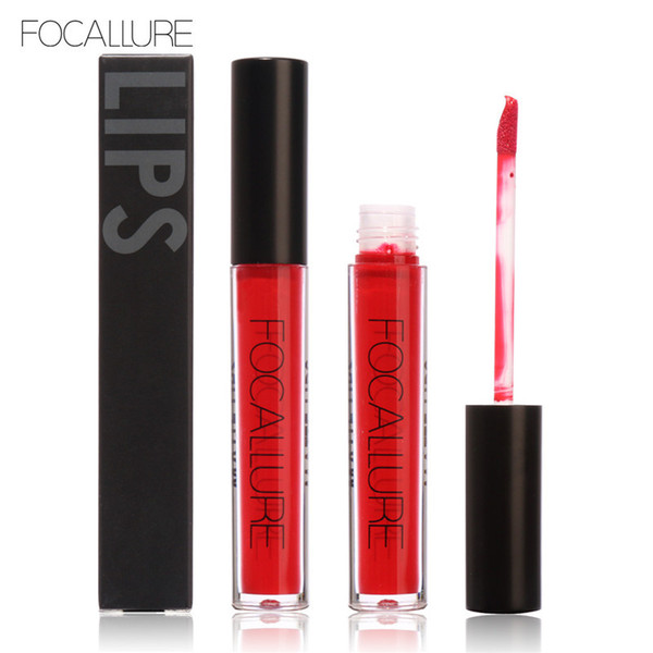 Focallure 25 colors Lip gloss Lip Tint Cosmentic Waterproof Lipgloss Pigment Sexy Lip kit Matte Liquid Lipstick Nude Makeup