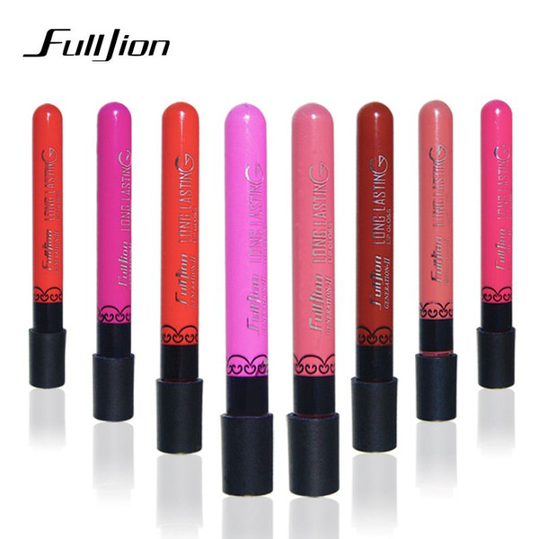 Fulljon pro Waterproof Elegant Daily Color Lipstick matte smooth lip stick lipgloss Long Lasting Sweet girl Lip beauty Makeup