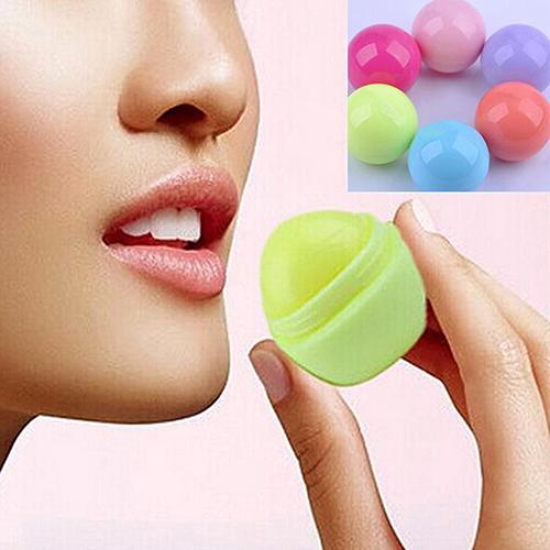 Ball Shape Lip Balm Hidratante Labial Lipstick Colorful Gloss Makeup Fruity Moisturizing baume a levre balsamo lippenbalsem