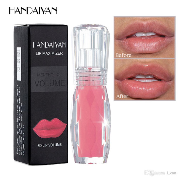 2020 NEW HANDANYAN Lip Maximizer 3D Lip Volume moisturized lip gloss 6colors for choice in stock Free shipping