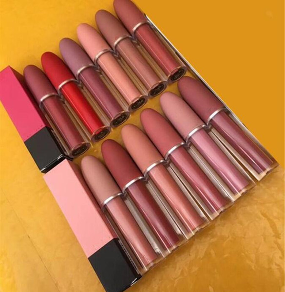 Makeup 12 colors Matte Lip Gloss Lips Lustre liquid Lipstick natural long lasting waterproof lipgloss Cosmetics