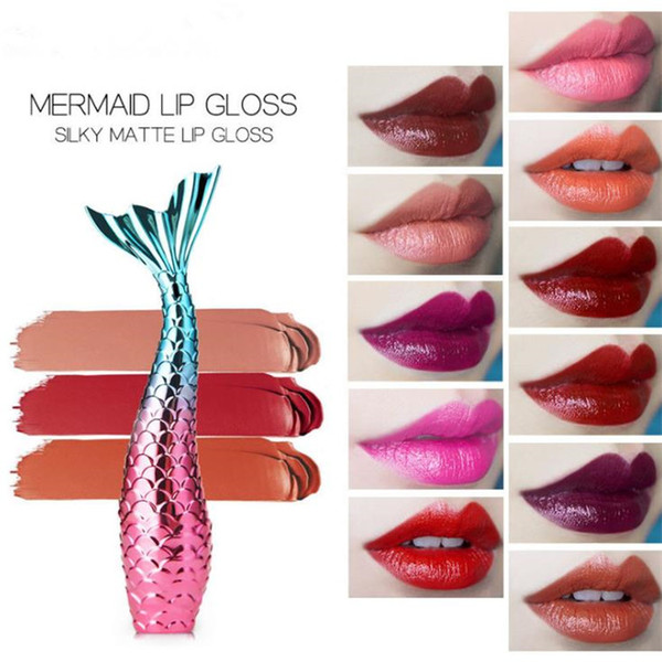 ibcccndc Mermaid Lip Gloss Waterproof and lasting moisturizing Lip gloss Current Fashion Lip Gloss Fashion color makeup T9F0015