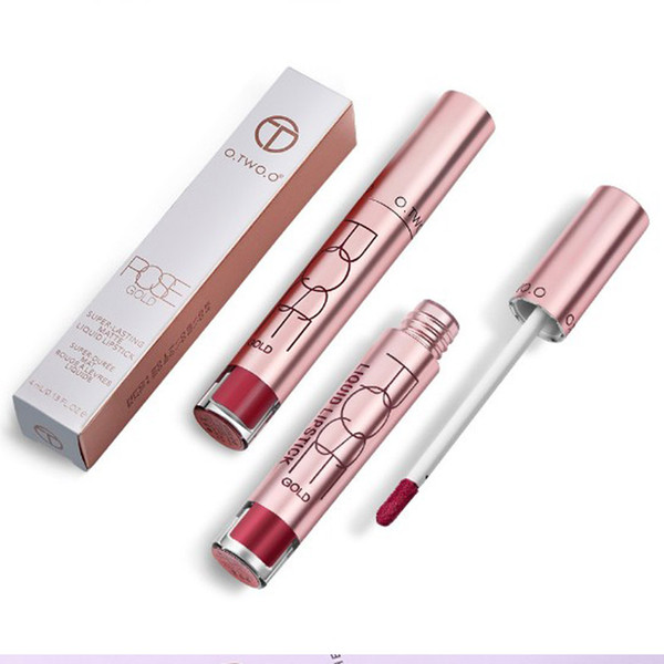 12 Colors Mixed Matte Lip gloss Sexy Beauty Long Lasting Waterproof Pigment Matte Lipgloss Moisturizer Lips Makeup