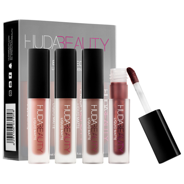 Halloween High Quality Lip Makeup 4 in 1 Long lasting Matte Velour Liquid Lipstick Lips Kit