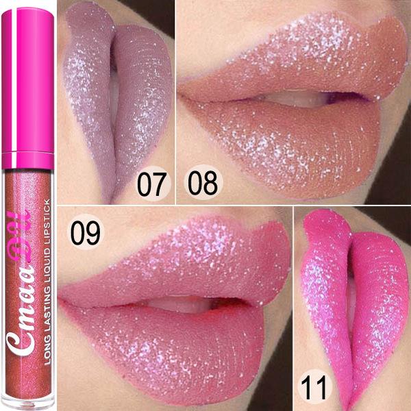 Beautiful girl magic color chameleon diamond glitter lip gloss lipstick foreign trade new explosion models