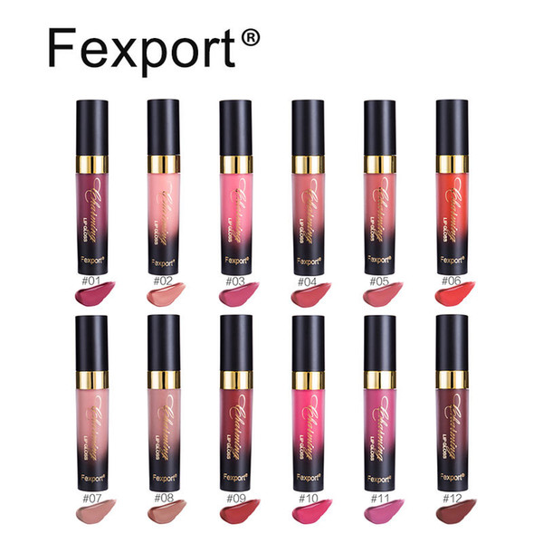 mew makeup Matte Lipsticks 12 colors Lipstick Don't Rub off Lip Gloss Matte Natural Long Lasting Liquid lipstick F6101