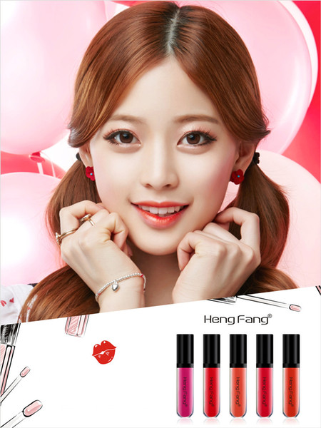 Red non-stick cup sample lipstick red lipstick long-lasting effect does not fade lip glaze deep red moisturizing beauty lip ten packs