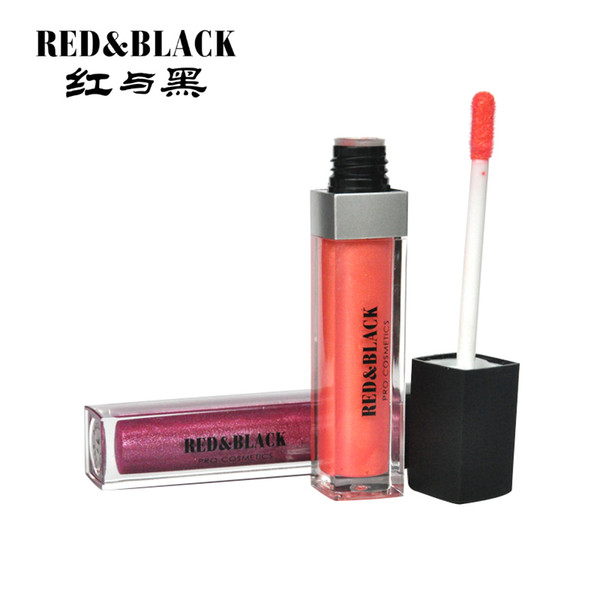 Red&black 12colors 8ml Sweet Lips Makeup Lipgloss For Girls Lipstick Liquid Long Lasting Beauty Shining Style