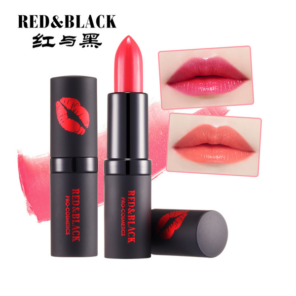 Red&black 14 Colors Moisturizer Waterproof Long Lasting Matte Sticker Lipstick Lip Golss Makeup Cosmetic