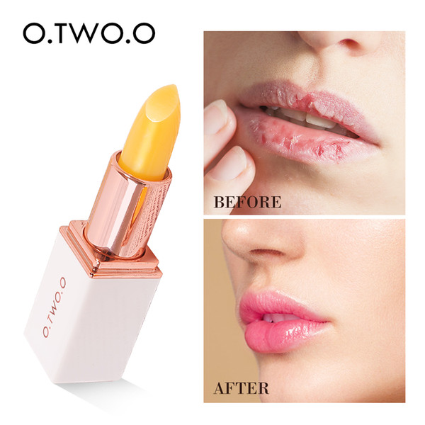 O.TWO.O Makeup Color Change Lipstick Vitamin Moisturizing Repair Natural Lip Balm