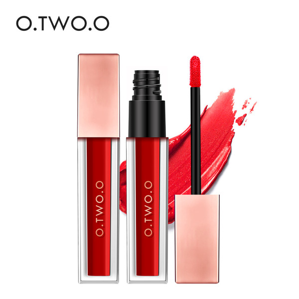 O.TWO.O Waterproof Matte Lip Gloss Smooth Lip Stick Long Lasting Liquid Lipstick Cosmetic Makeup Lipgloss