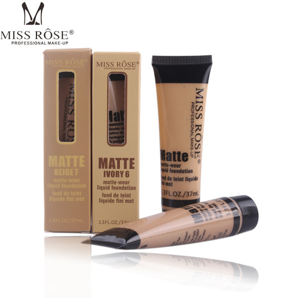 Hot Makeup MISS ROSE Liquid Foundation Faced Concealer highlighter makeup Fair/Light contour Concealer Base Makeup