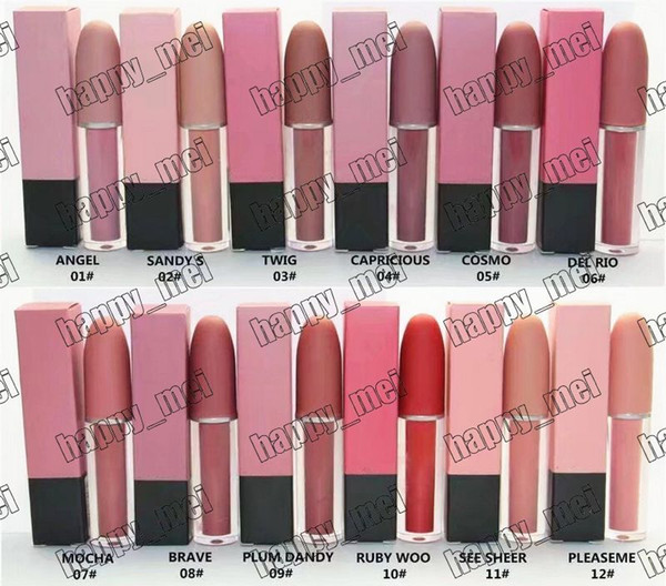 Factory Direct DHL Free Shipping New Makeup Lips 4.5g M6873 Lustre Lip Gloss!12 Different Colors