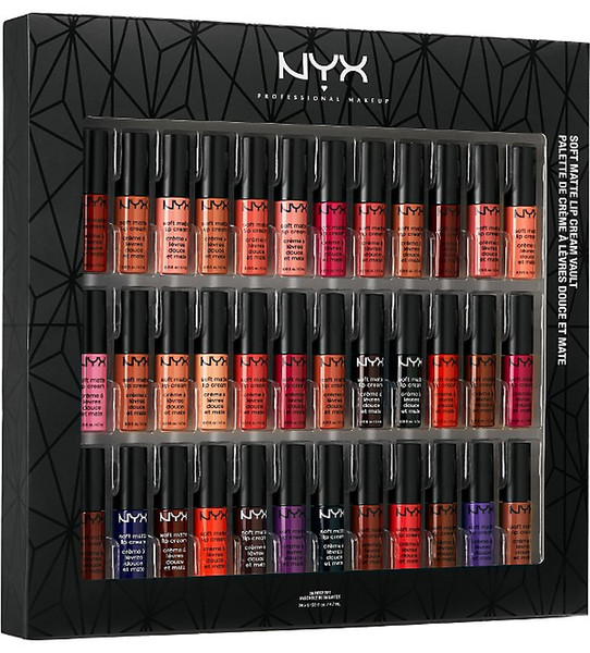 NYX SOFT MATTE LIP CREAM 36PCS NYX Lipstick Lip Gloss Matte No Fading Soft Velvet Lip Makeup 36 colors set