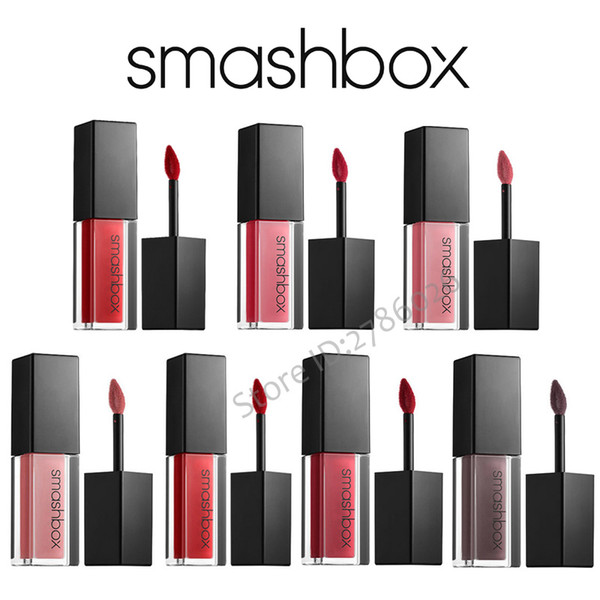 Brand New Arrival Smashbox Always On 10 Colors Matte Liquid Lipstick 8-Hour Power Pout Long Lasting Lipstick Free Shipping Drop Shipping