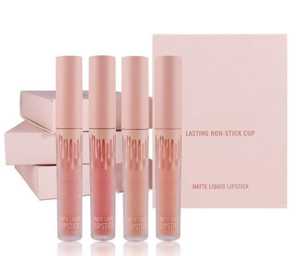 HOT KKW KY collaboration Set Of 4 Creme Liquid Lipsticks Pink Kimberly kim kiki kimmie collection DHL free