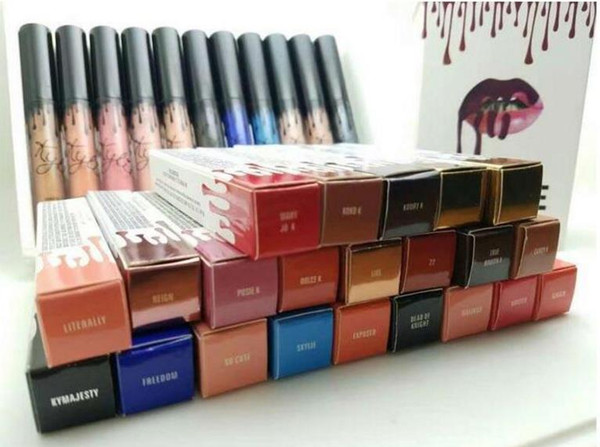 hot 16 Colors BRAND Lipgloss Lipstick Cosmetics lip Lip gloss Liquid Matte Lip stick Red Velvet Makeup