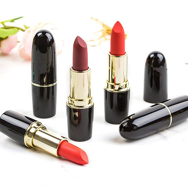 2017 NEW matte Lipstick M Makeup Luster Retro Lipsticks Frost Sexy Matte Lipsticks 3g 24 colors lipsticks with English Name