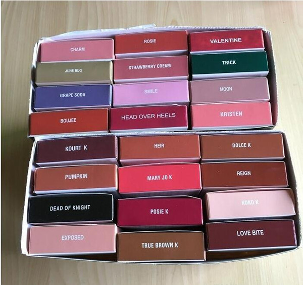 New Kit Lip Gloss LIP KIT Matte Liquid Lipstick & Lip Liner Kit 43 Color Promotion Price