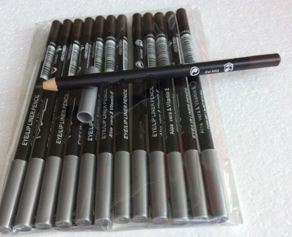 FREE SHIPPING Best-Selling New Brand Makeup EyeLiner Lipliner Pencil Black &Brown& Twelve different colors