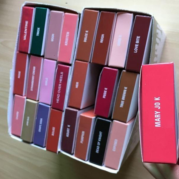 12 Sets High Quality 42 Styles LIP KIT 1 Lipstick + 1 Lipliner Liquid Matte Lipstick in Red Velvet Makeup in Stock