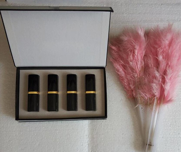 1set=4pcs Four pieces of lipstick moisturizing and nourishing, four pieces of lipstick, 3.5g!Free shipping!