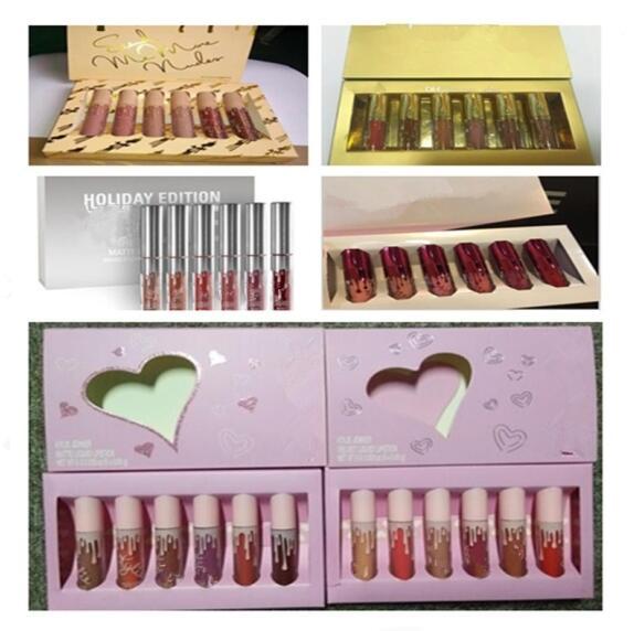 KY Cosmetics Send Me More Nudes Lipstick birthday valentine chirstmas holiday edition Lip Gloss Kit 6pcs set
