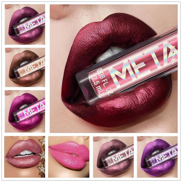 1 pcs waterproof Lip Gloss Set Liquid Glitter Makeup Metallic Long-lasting shimmer Metal Lipgloss Tint charming Glitter