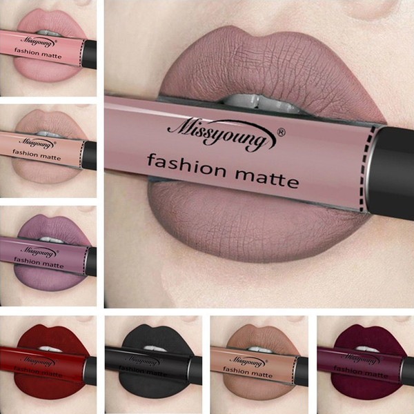 Lipstick velvet matte long-lasting moisturizing lip gloss liquid lipstick non-stick cup matte makeup