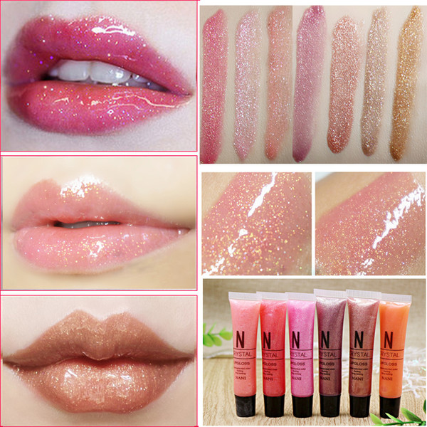 Wholesale- Hot Brand 16 Colors Glitter Moist Liquid Lipsticks Waterproof Lip Gloss Long Lasting Diamond Sand Gold Liquid Lipsticks Makeup