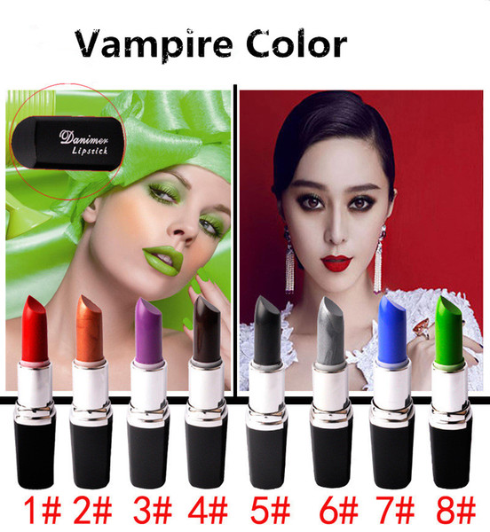 Vampire Color Lipstick Waterproof lipstick stand holder Top Quality Matte Lipstick Makeup Luster Lipstick Frost Lipstick Matte Lipstick